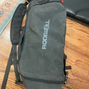 ROCKWELL Black Sling Belt Bag for Men